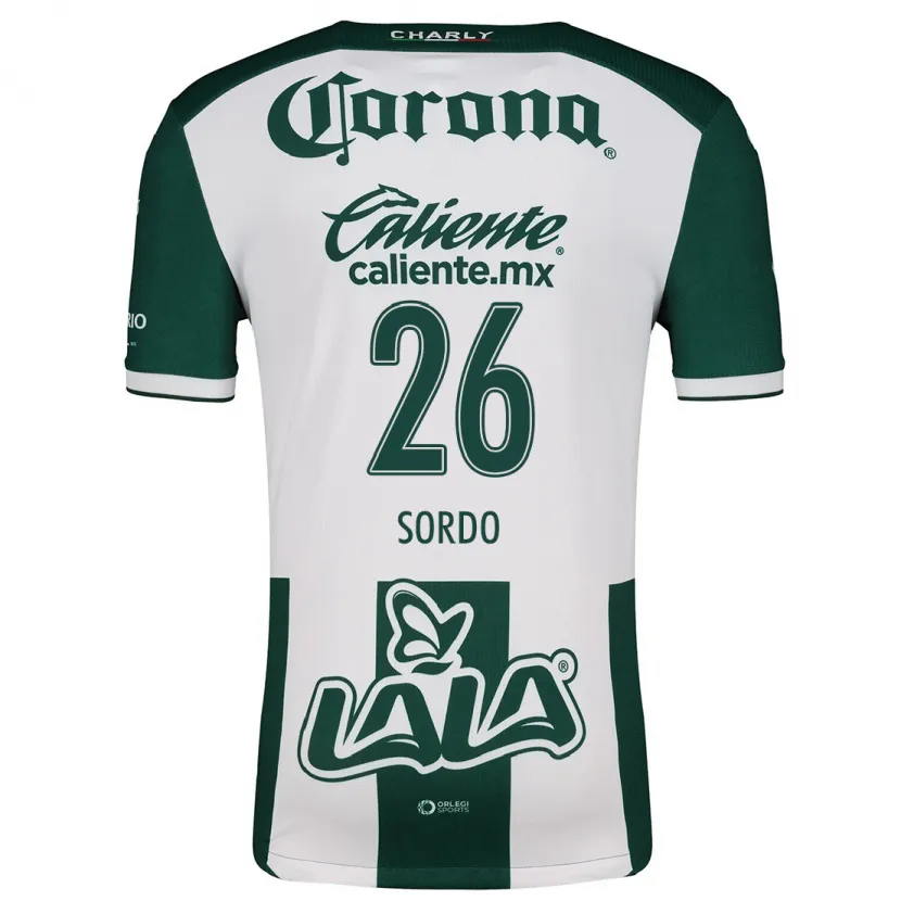 Danxen Kid Ramiro Sordo #26 Green White Home Jersey 2024/25 T-Shirt