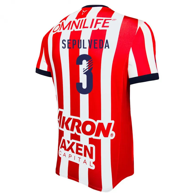 Danxen Kid Gilberto Sepúlveda #3 Red White Blue Home Jersey 2024/25 T-Shirt