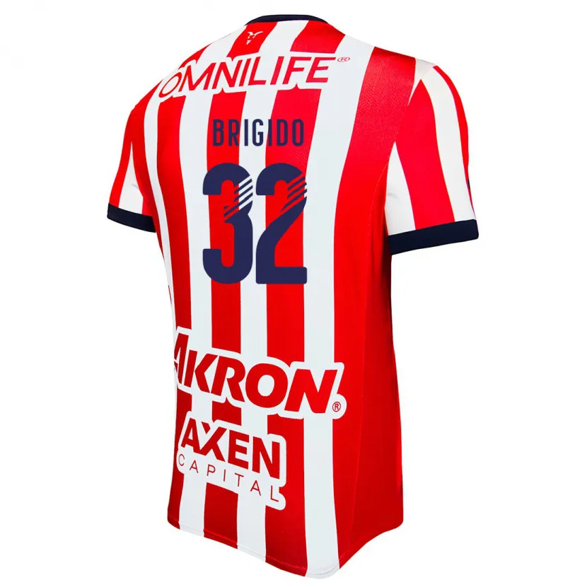 Danxen Kid Jesús Brígido #32 Red White Blue Home Jersey 2024/25 T-Shirt
