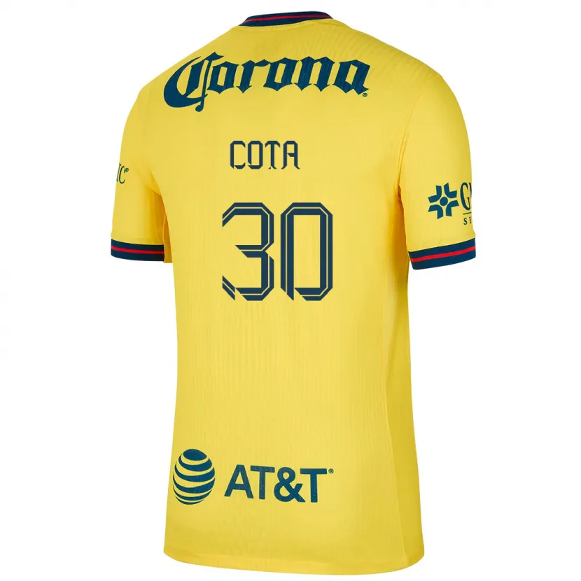 Danxen Kid Rodolfo Cota #30 Yellow Blue Home Jersey 2024/25 T-Shirt