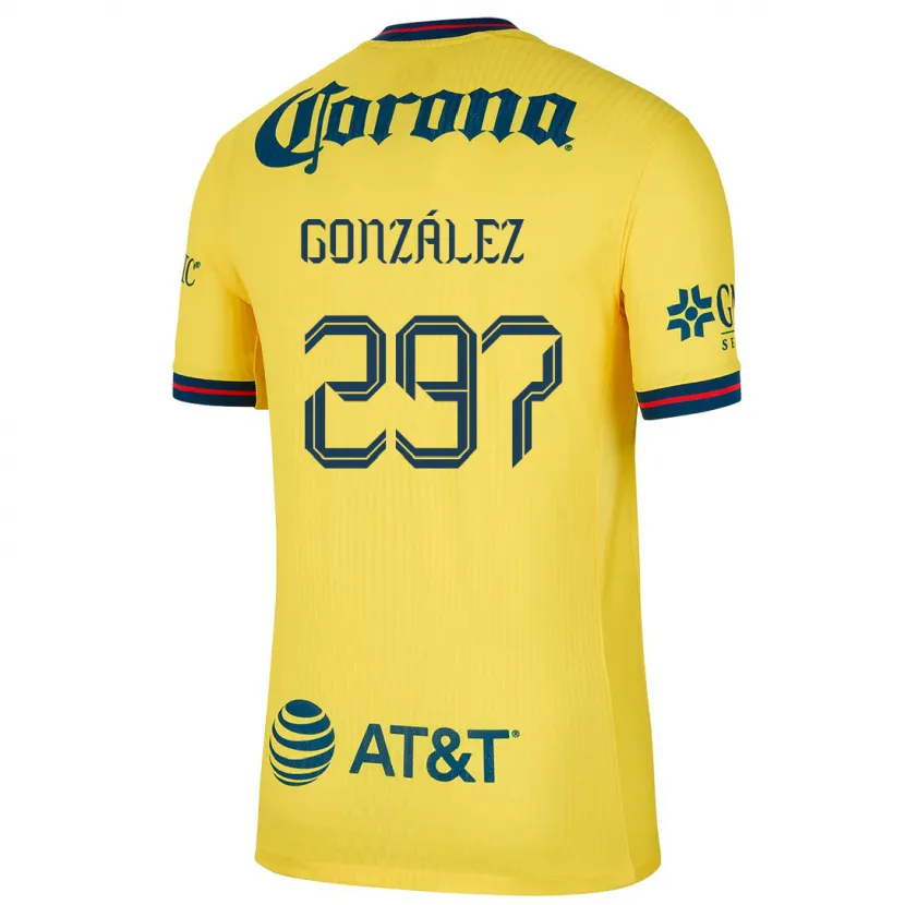 Danxen Kid Océlotl González #297 Yellow Blue Home Jersey 2024/25 T-Shirt