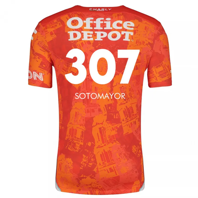 Danxen Kid Jacob Sotomayor #307 Orange White Away Jersey 2024/25 T-Shirt