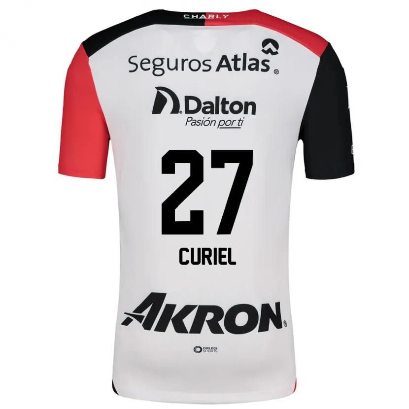 Danxen Kid Alexa Curiel #27 White Red Black Away Jersey 2024/25 T-Shirt