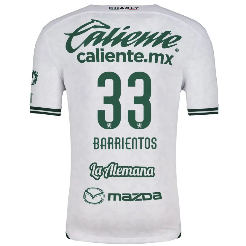 Danxen Kid Yashira Barrientos #33 White Green Away Jersey 2024/25 T-Shirt