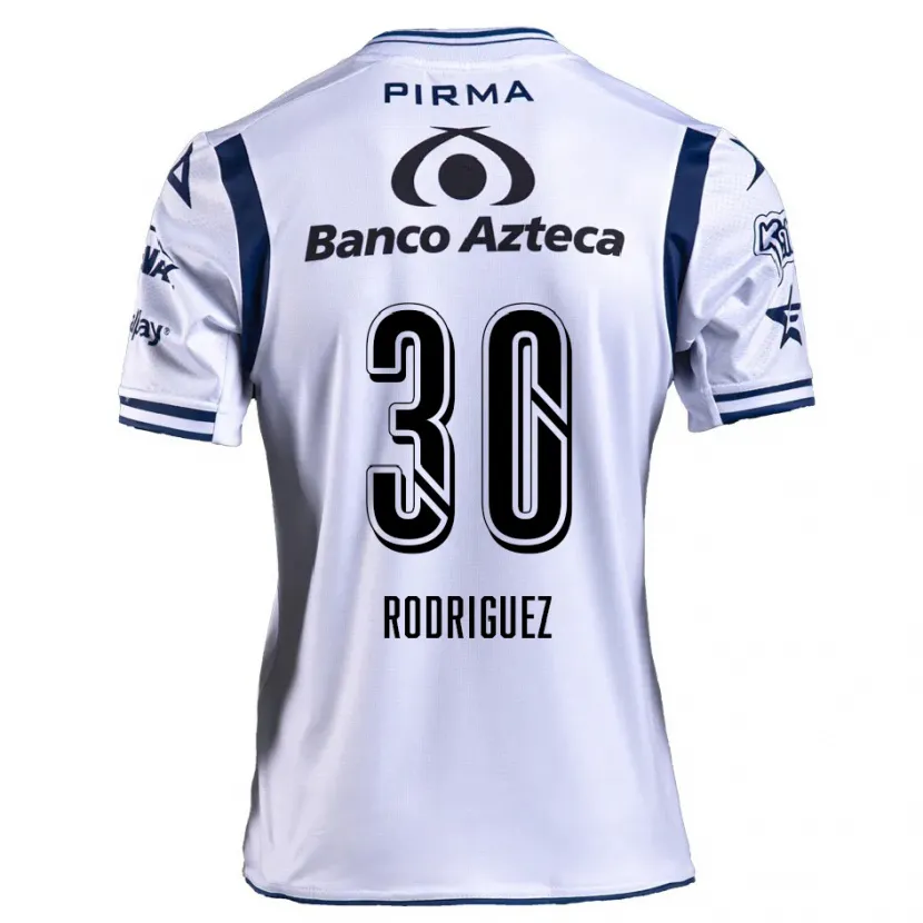 Danxen Men Jesús Rodríguez #30 White Navy Blue Home Jersey 2024/25 T-Shirt