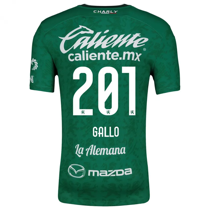 Danxen Men Andrés Gallo #201 Green White Home Jersey 2024/25 T-Shirt