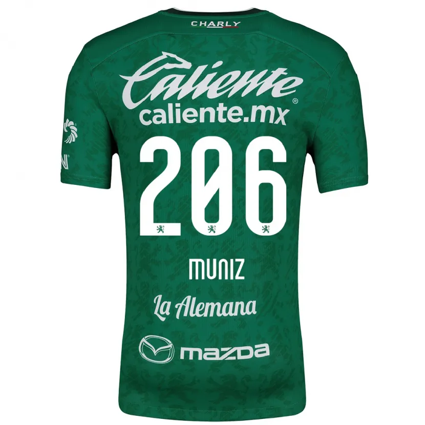 Danxen Men Isaác Muñíz #206 Green White Home Jersey 2024/25 T-Shirt