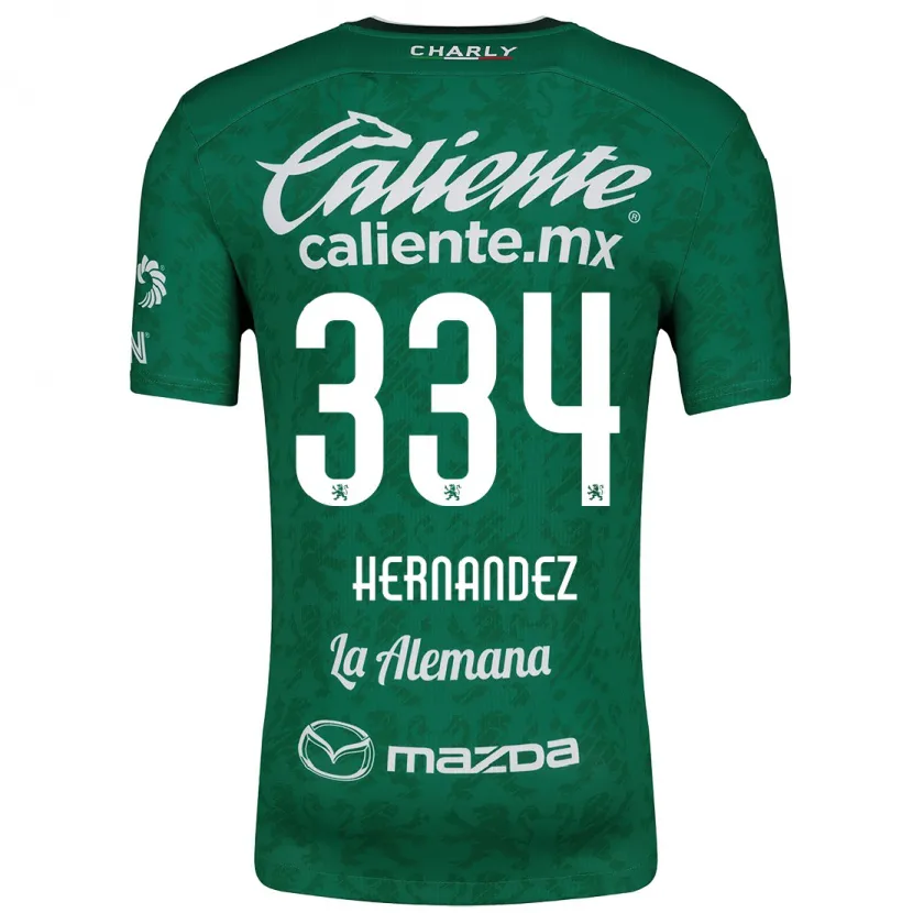 Danxen Men Alan Hernández #334 Green White Home Jersey 2024/25 T-Shirt