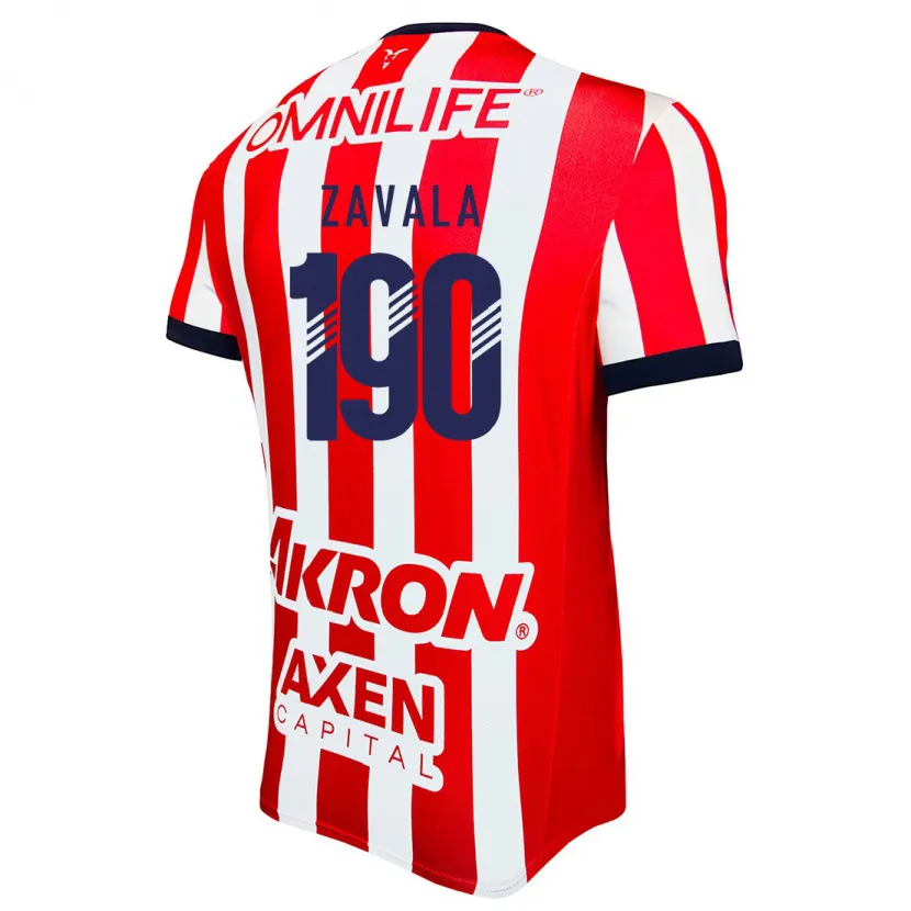 Danxen Men Juan Zavala #190 Red White Blue Home Jersey 2024/25 T-Shirt