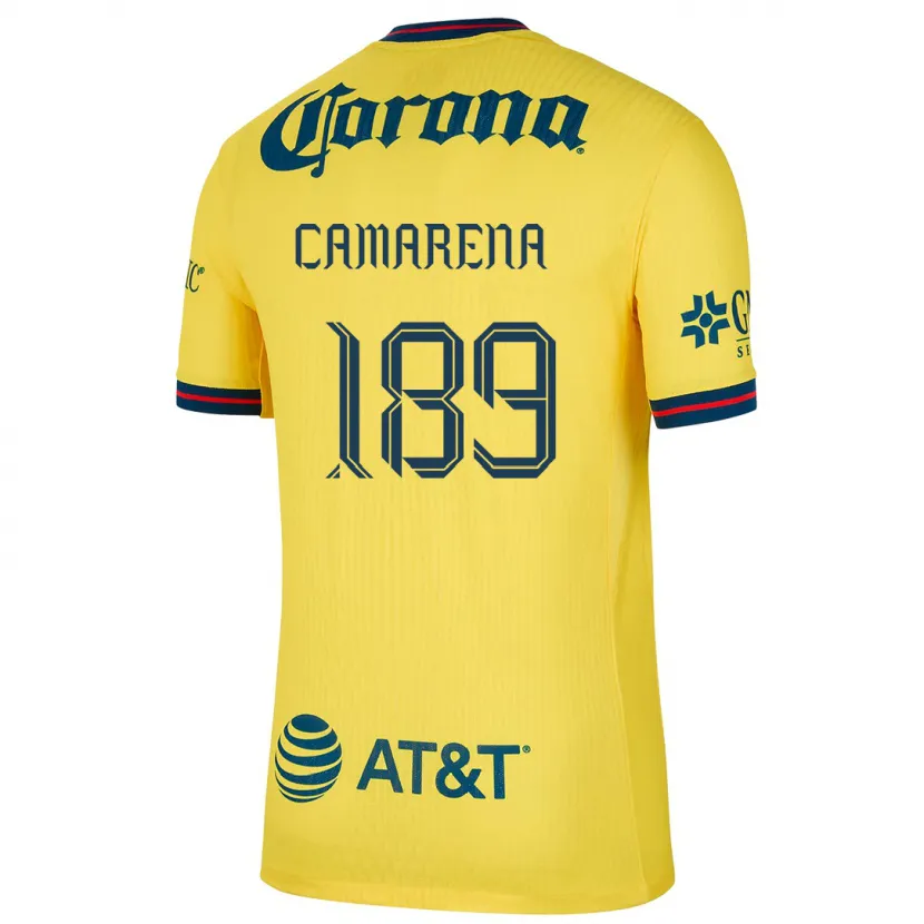 Danxen Men Luis Camarena #189 Yellow Blue Home Jersey 2024/25 T-Shirt