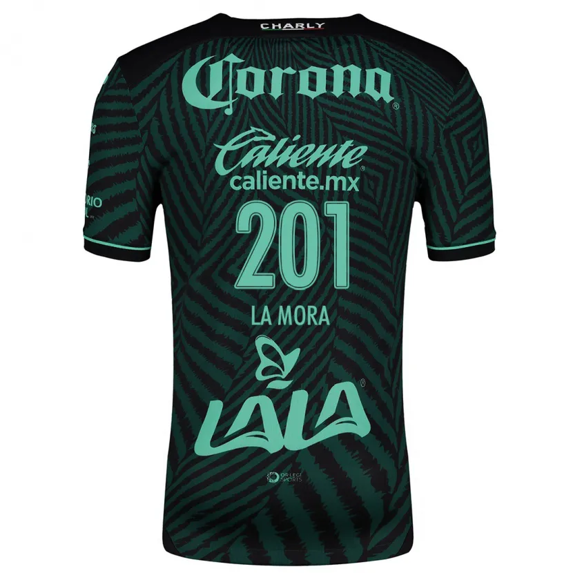 Danxen Men Luis De La Mora #201 Black Green Away Jersey 2024/25 T-Shirt