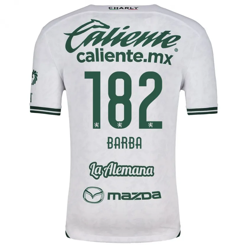 Danxen Men Austin Barba #182 White Green Away Jersey 2024/25 T-Shirt