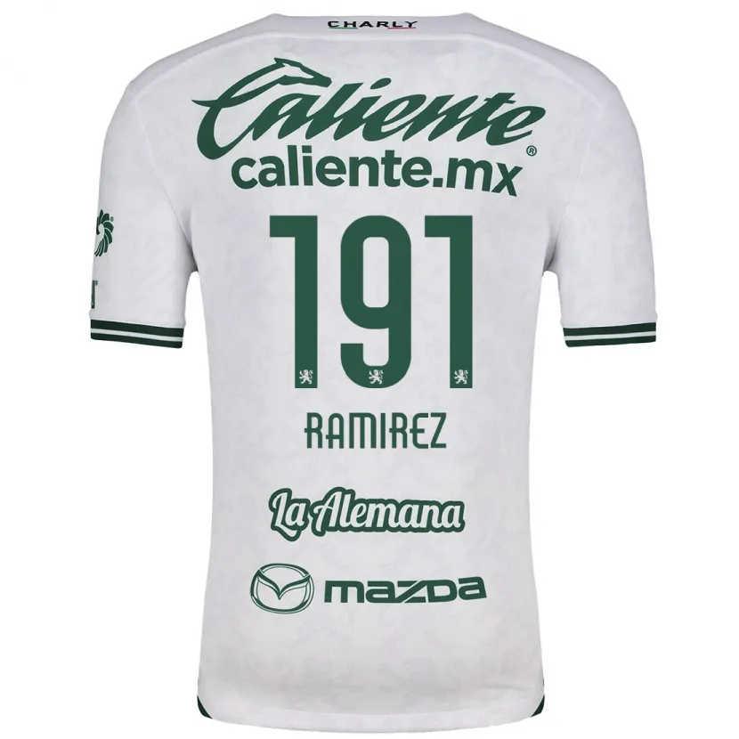 Danxen Men Ian Ramírez #191 White Green Away Jersey 2024/25 T-Shirt
