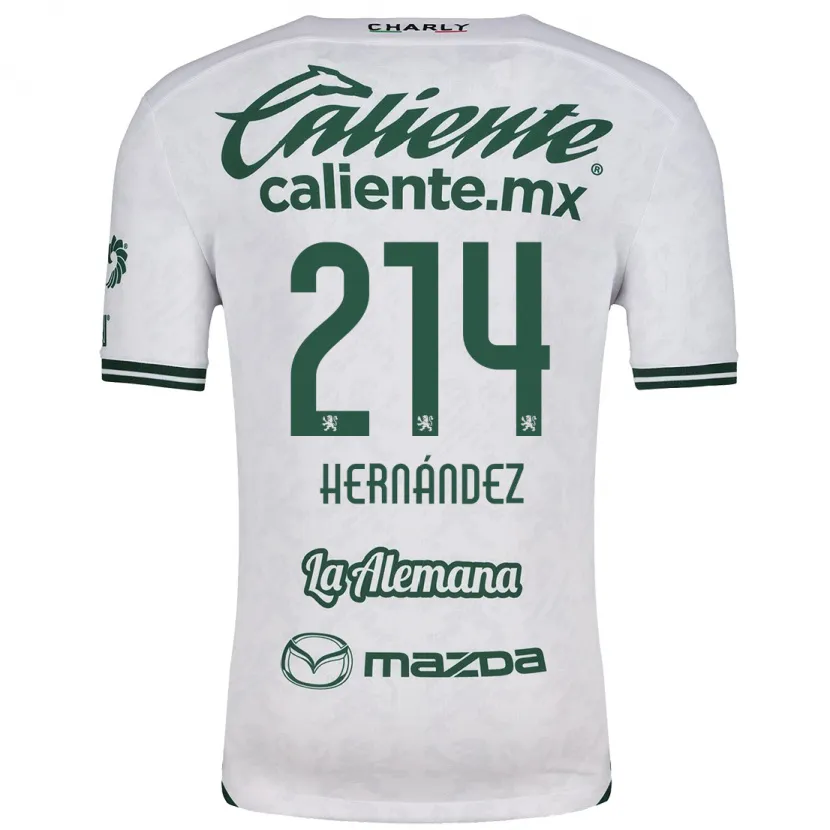 Danxen Men Iván Hernández #214 White Green Away Jersey 2024/25 T-Shirt