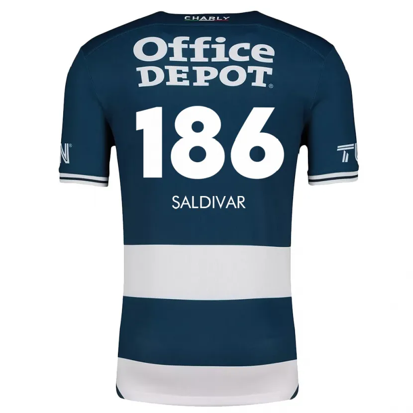 Danxen Women José Saldívar #186 Blue White Home Jersey 2024/25 T-Shirt