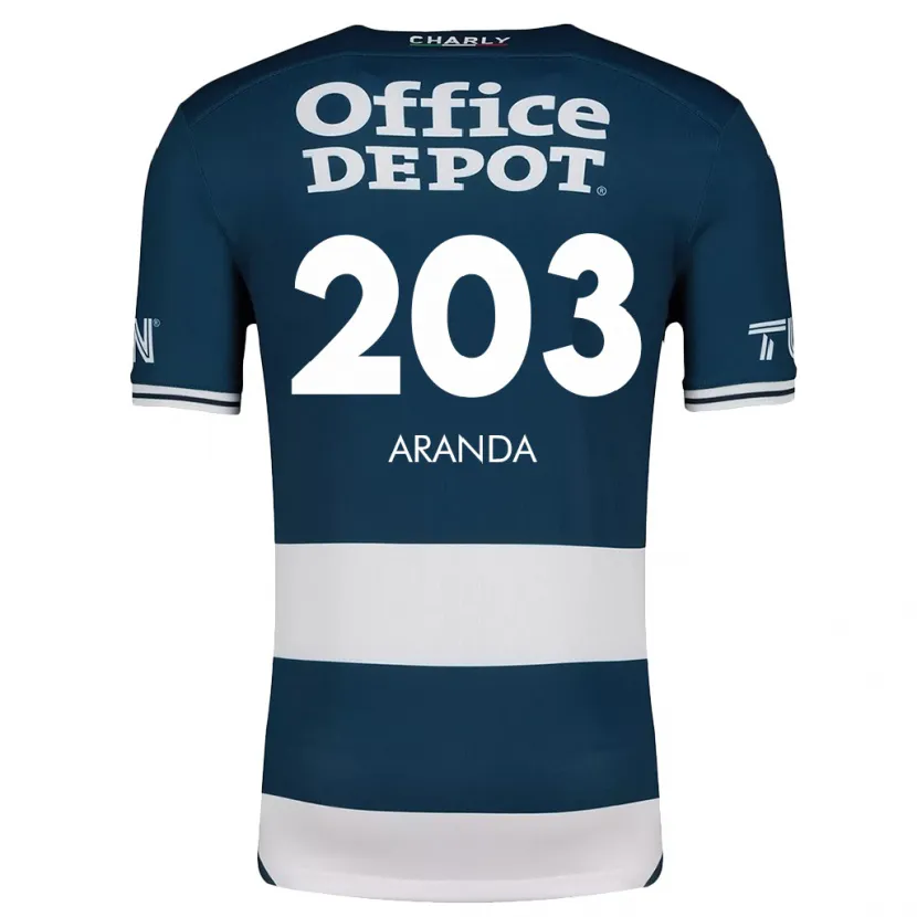 Danxen Women Juan Aranda #203 Blue White Home Jersey 2024/25 T-Shirt