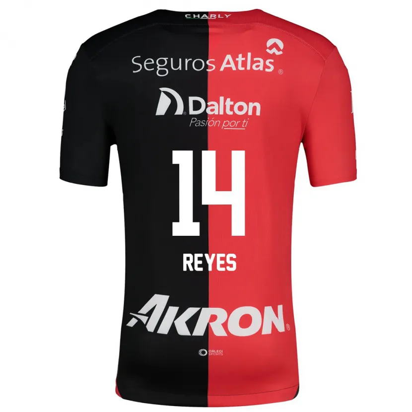 Danxen Women Luis Reyes #14 Red Black Home Jersey 2024/25 T-Shirt