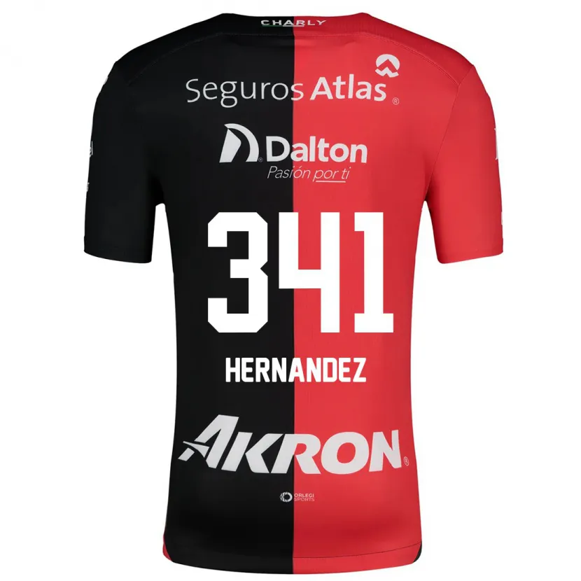Danxen Women Leonardo Hernández #341 Red Black Home Jersey 2024/25 T-Shirt