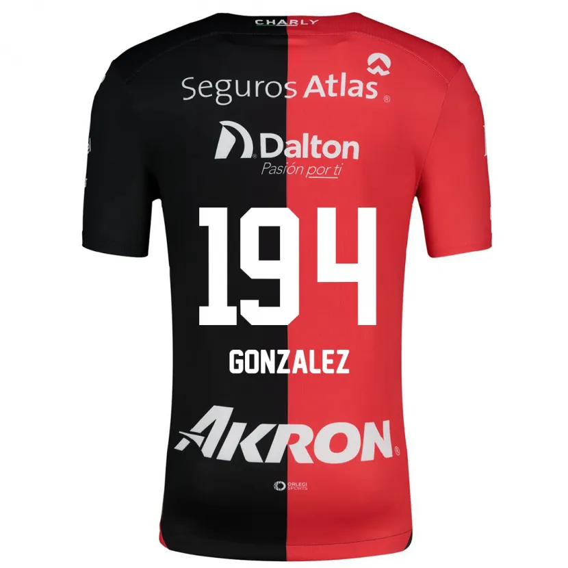 Danxen Women Andrés González #194 Red Black Home Jersey 2024/25 T-Shirt