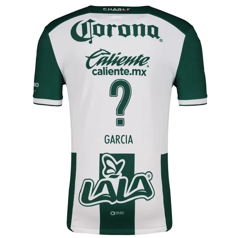 Danxen Women Kevin García #0 Green White Home Jersey 2024/25 T-Shirt