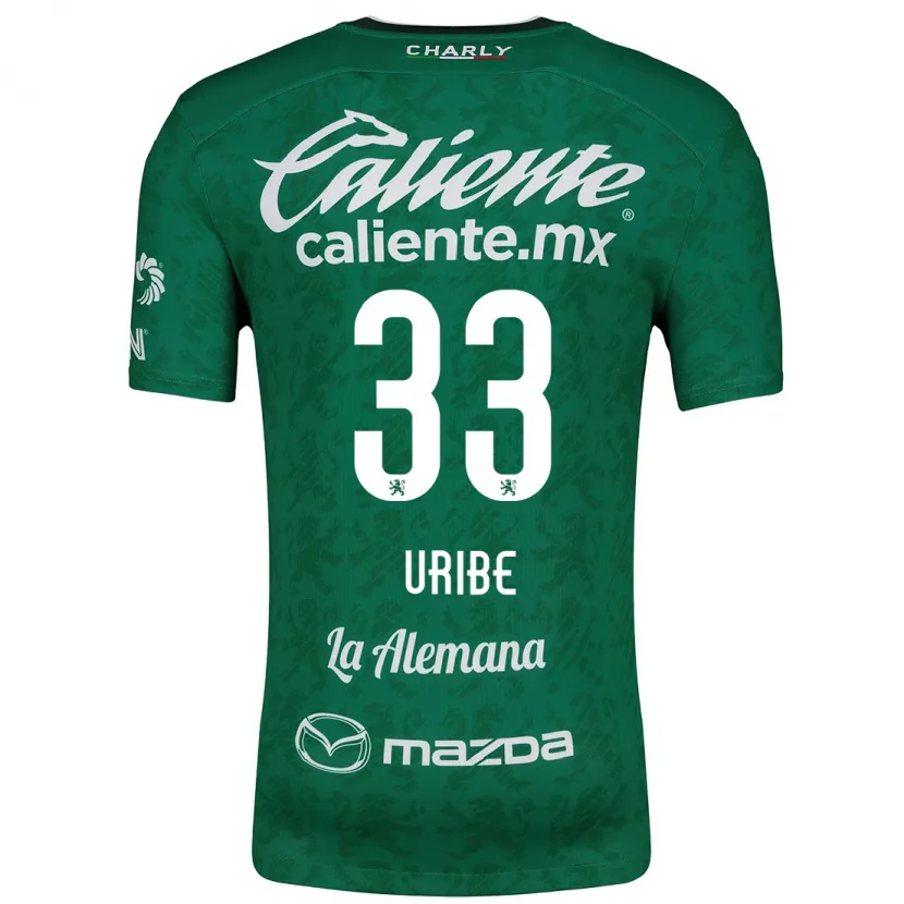 Danxen Women Héctor Uribe #33 Green White Home Jersey 2024/25 T-Shirt