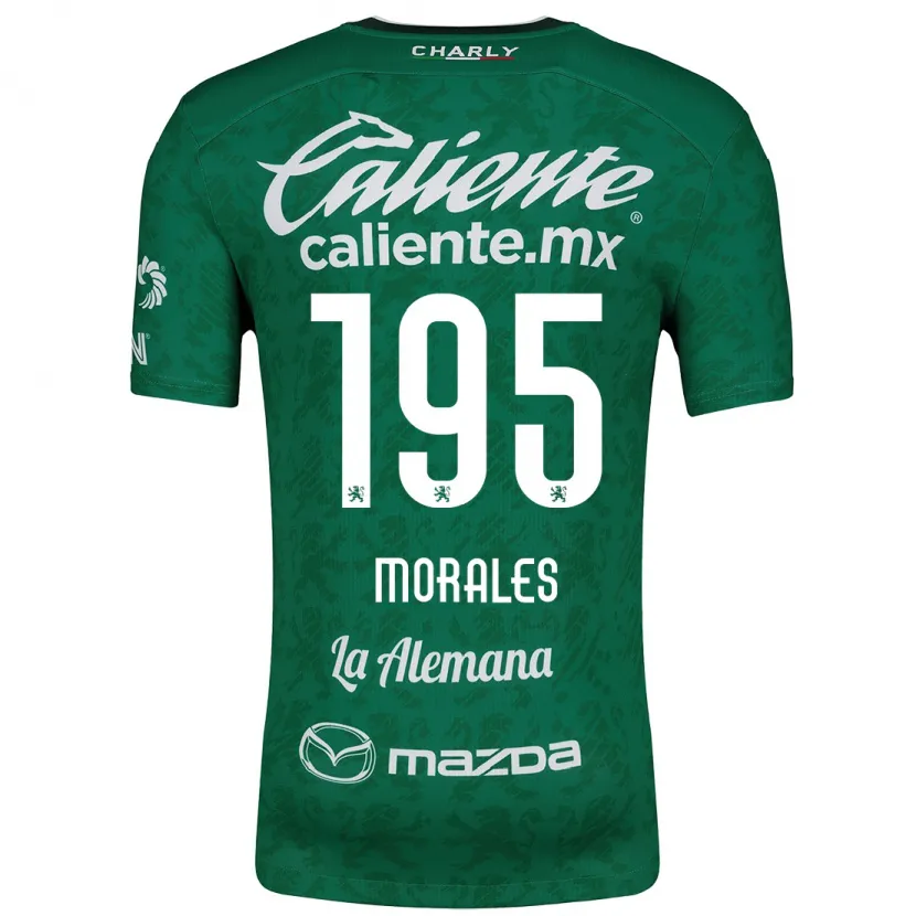 Danxen Women Daniel Morales #195 Green White Home Jersey 2024/25 T-Shirt
