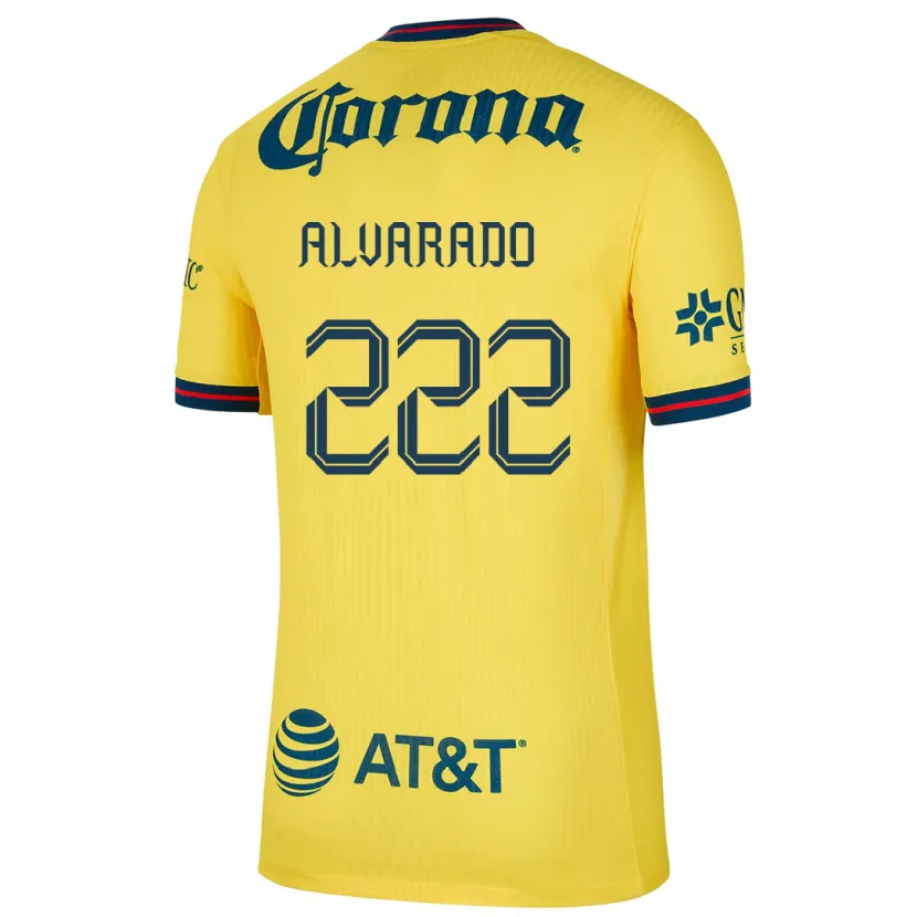 Danxen Women Daniel Alvarado #222 Yellow Blue Home Jersey 2024/25 T-Shirt