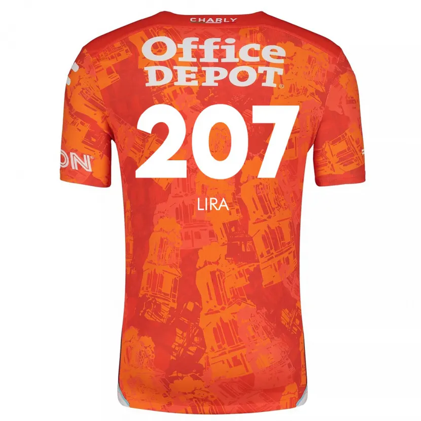 Danxen Women Almir Lira #207 Orange White Away Jersey 2024/25 T-Shirt