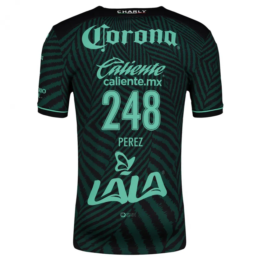 Danxen Women Jonathan Pérez #248 Black Green Away Jersey 2024/25 T-Shirt