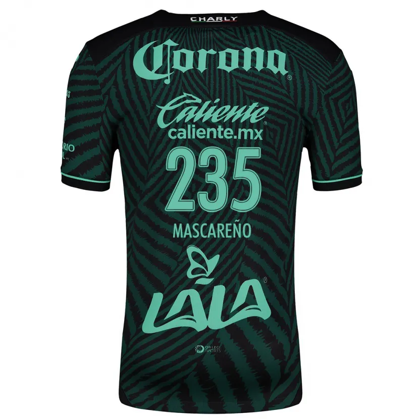 Danxen Women Luis Mascareño #235 Black Green Away Jersey 2024/25 T-Shirt