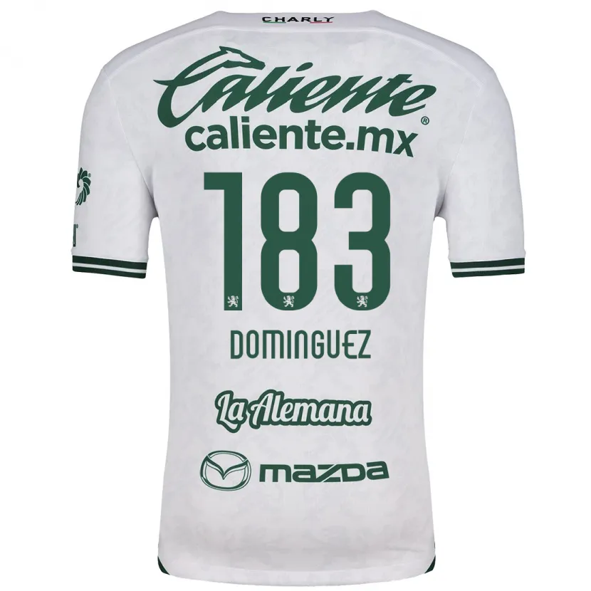 Danxen Women Jesús Domínguez #183 White Green Away Jersey 2024/25 T-Shirt