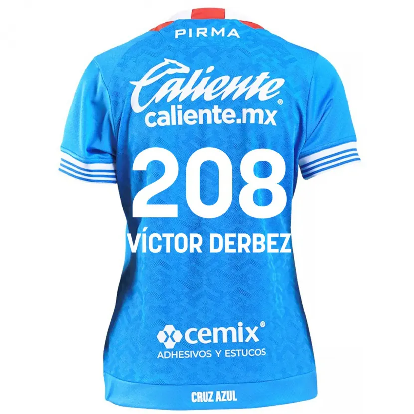 Danxen Kid Louis Víctor Derbez #208 Sky Blue Home Jersey 2024/25 T-Shirt