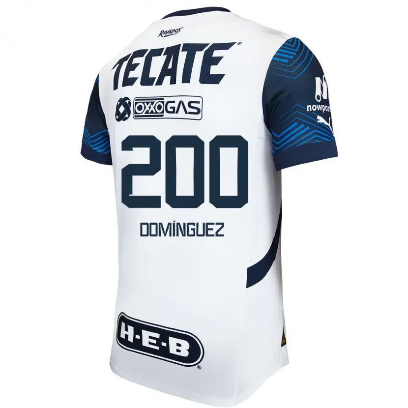 Danxen Kid Joel Domínguez #200 White Blue Away Jersey 2024/25 T-Shirt