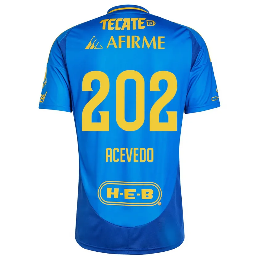 Danxen Kid José Acevedo #202 Blue Yellow Away Jersey 2024/25 T-Shirt