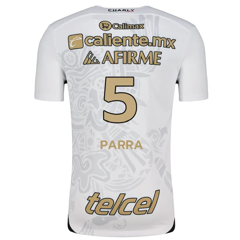 Danxen Kid Rodrigo Parra #5 White Black Away Jersey 2024/25 T-Shirt