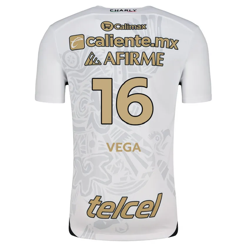 Danxen Kid Alan Vega #16 White Black Away Jersey 2024/25 T-Shirt