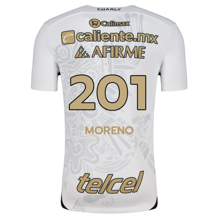 Danxen Kid Jesús Moreno #201 White Black Away Jersey 2024/25 T-Shirt