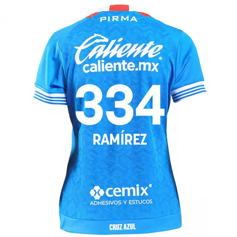Danxen Men Mauricio Ramírez #334 Sky Blue Home Jersey 2024/25 T-Shirt