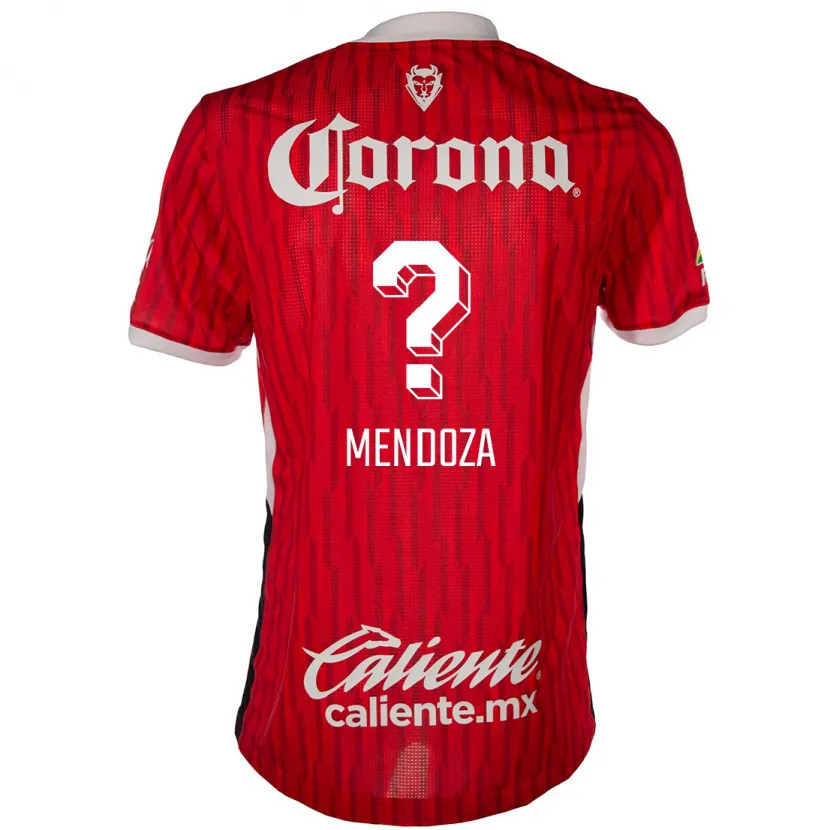Danxen Men Yosthin Mendoza #0 Red White Home Jersey 2024/25 T-Shirt