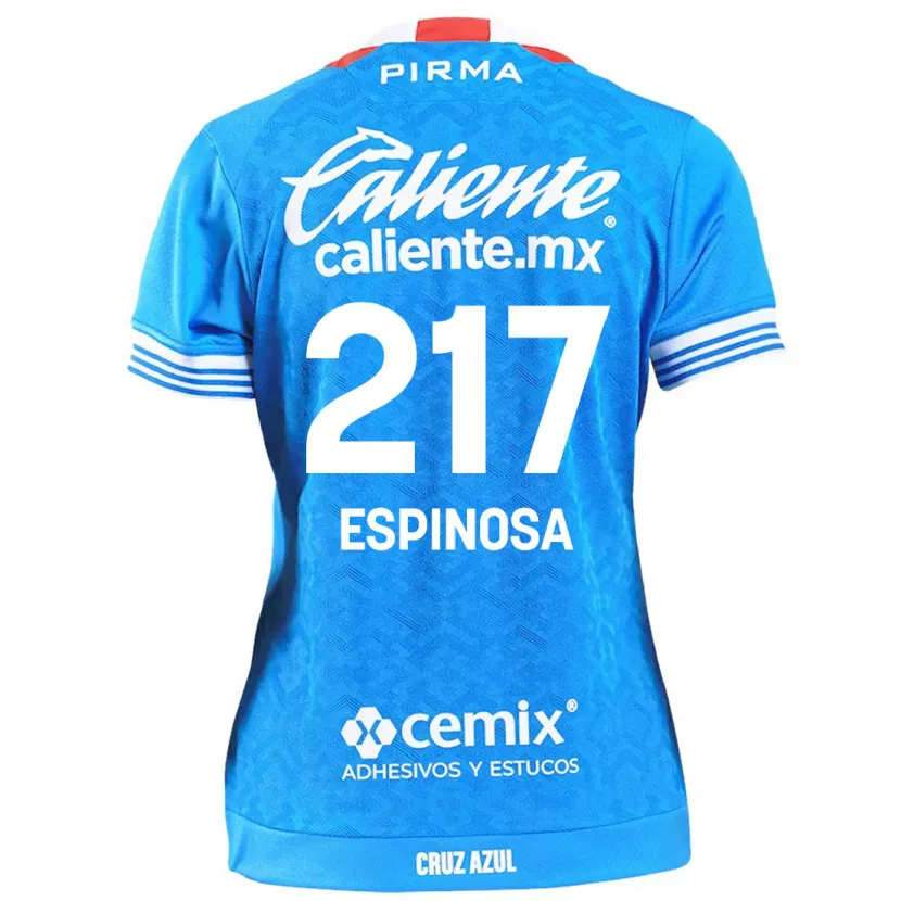 Danxen Women Samuel Espinosa #217 Sky Blue Home Jersey 2024/25 T-Shirt