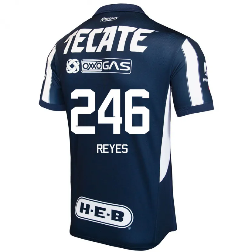Danxen Women Cristian Reyes #246 Blue Red White Home Jersey 2024/25 T-Shirt
