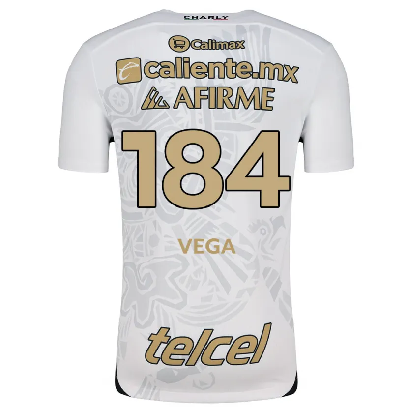 Danxen Women Daniel Vega #184 White Black Away Jersey 2024/25 T-Shirt