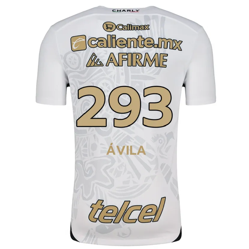 Danxen Women Daniel Ávila #293 White Black Away Jersey 2024/25 T-Shirt