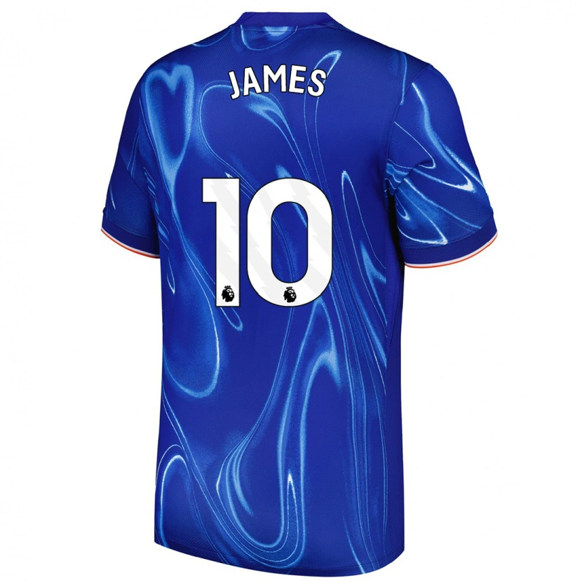 Danxen Kid Lauren James #10 Blue White Home Jersey 2024/25 T-Shirt
