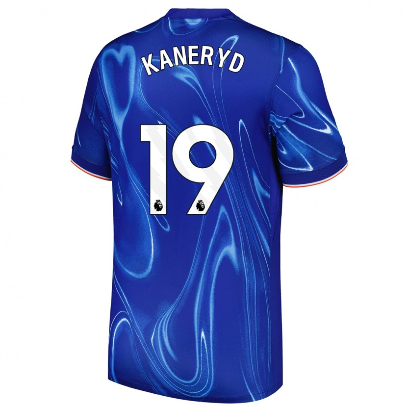 Danxen Kid Johanna Rytting Kaneryd #19 Blue White Home Jersey 2024/25 T-Shirt