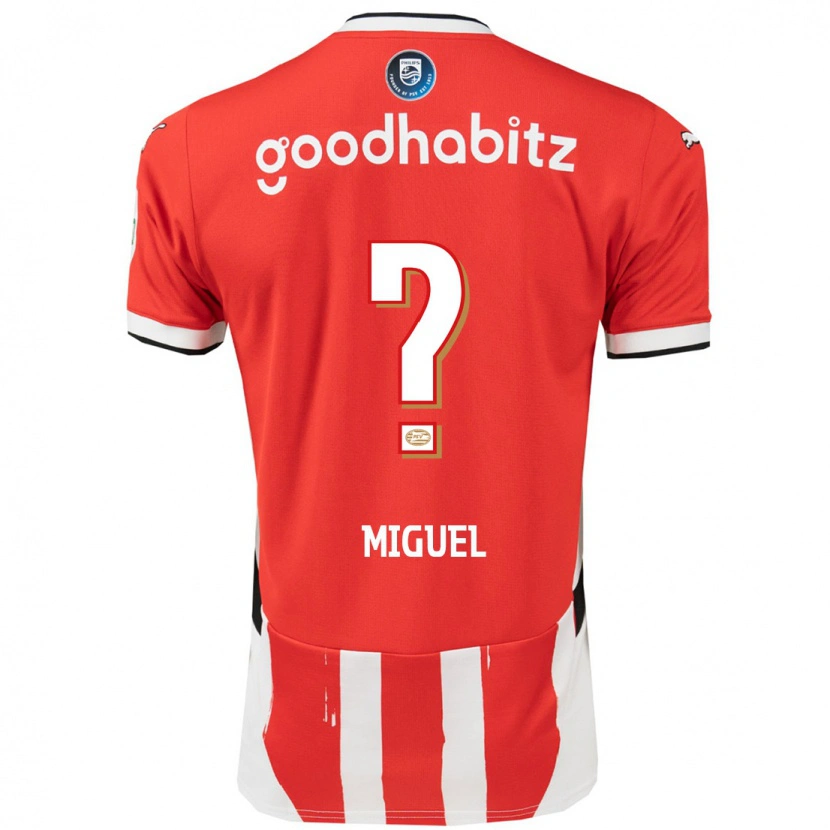 Danxen Kid Yani Miguel #0 Red White Home Jersey 2024/25 T-Shirt