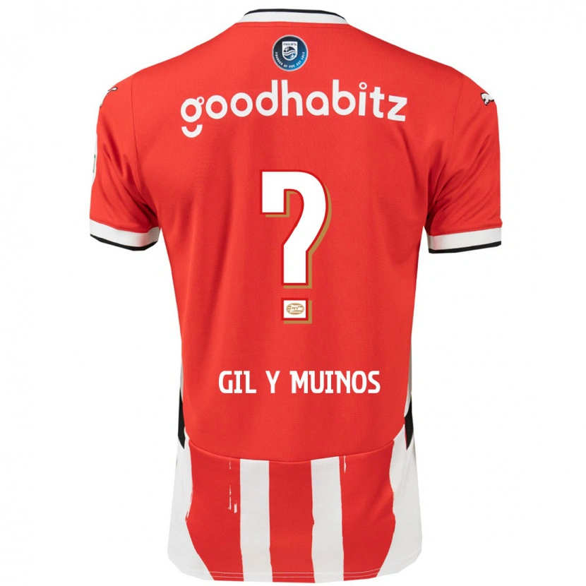 Danxen Kid Yaël Gil Y Muiños #0 Red White Home Jersey 2024/25 T-Shirt