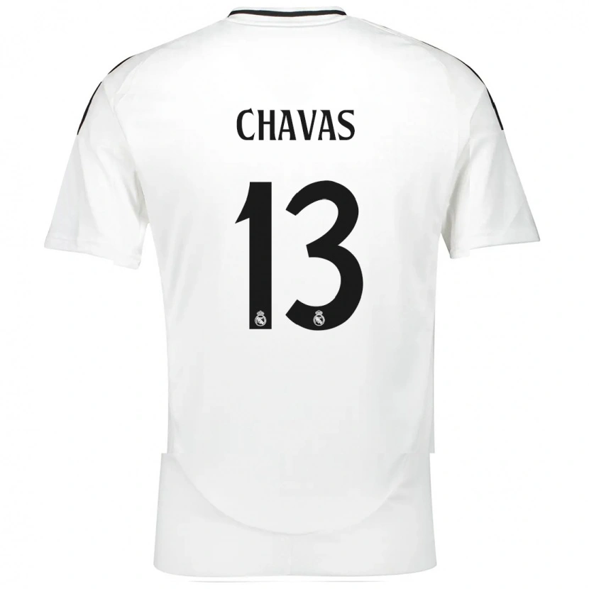 Danxen Kid Mylène Chavas #13 White Home Jersey 2024/25 T-Shirt
