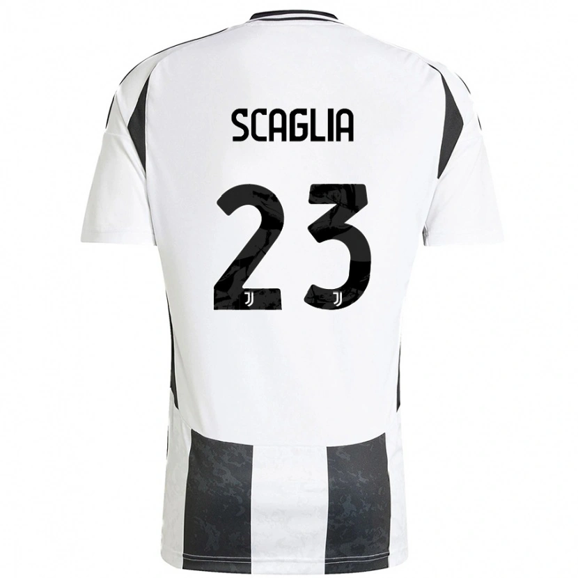 Danxen Kid Filippo Scaglia #23 White Black Home Jersey 2024/25 T-Shirt