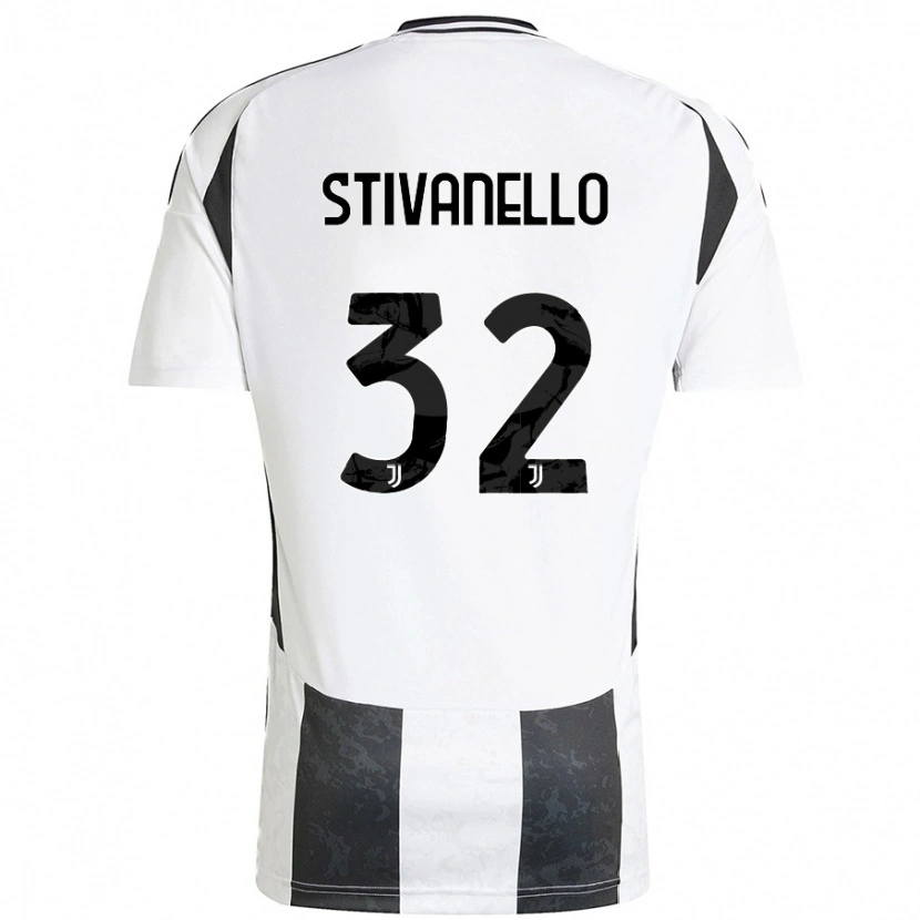 Danxen Kid Riccardo Stivanello #32 White Black Home Jersey 2024/25 T-Shirt